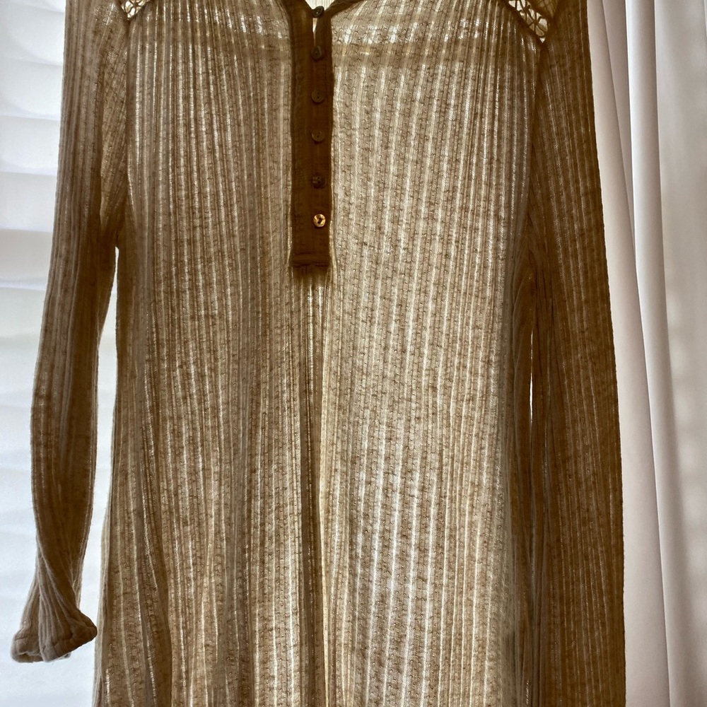 Cream tunic Lucky Brand